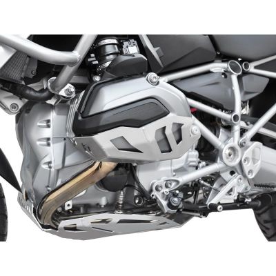 Ochranné kryty víka ventilů Ibex pro R1200GS LC 2013-2018, stříbrné
