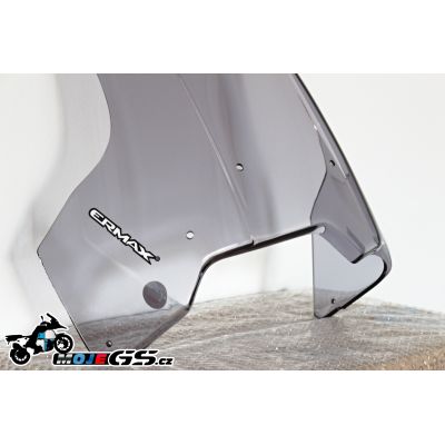 Cestovní plexi Ermax 45cm pro BMW F800GS, F650GS 2008+, tmavě kouřové