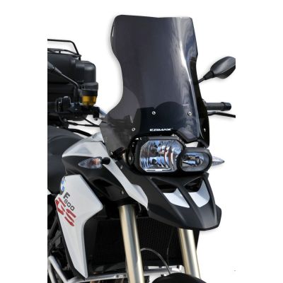 Cestovní plexi Ermax 45cm pro BMW F800GS, F650GS 2008+, tmavě kouřové