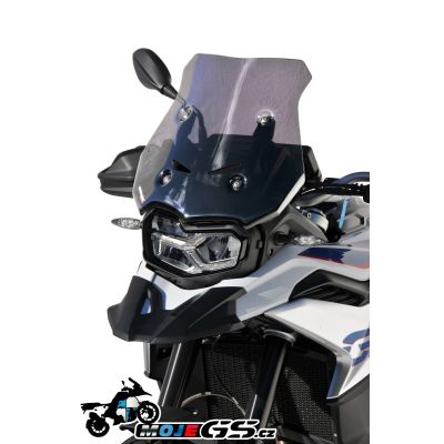 Sportovní plexi Ermax 39cm pro BMW F850GS, lehce kouřové