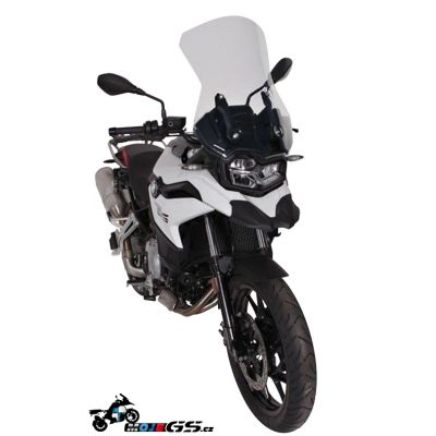 Vysoké cestovní plexi Ermax 55cm pro BMW F750GS, lehce kouřové