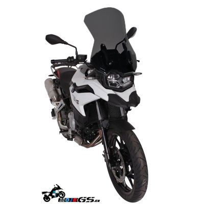 Vysoké cestovní plexi Ermax 55cm pro BMW F750GS, tmavě kouřové