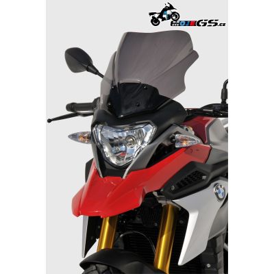 Sportovní plexi Ermax 34cm pro BMW G310GS, tmavě kouřové