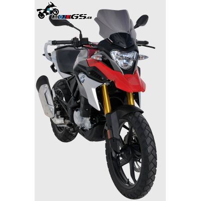 Sportovní plexi Ermax 34cm pro BMW G310GS, tmavě kouřové