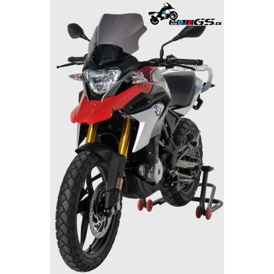 Sportovní plexi Ermax 34cm pro BMW G310GS, tmavě kouřové