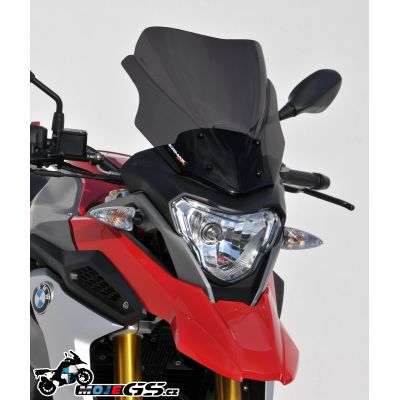 Sportovní plexi Ermax 34cm pro BMW G310GS, tmavě kouřové