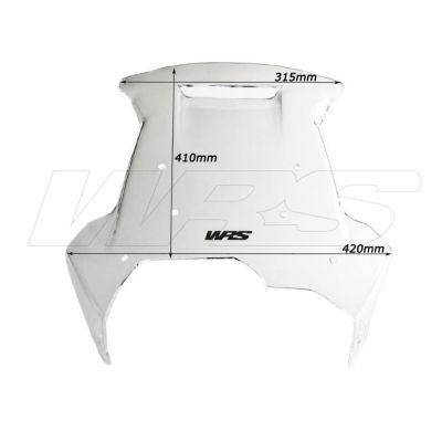 Plexi WRS 41cm s průduchem pro F800GS, F650GS 2008+, čiré