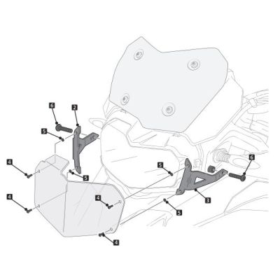 Kryt předního světla Puig pro BMW F850GS, F750GS