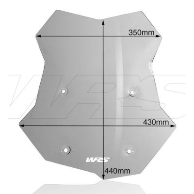 Plexi WRS 44cm pro BMW F850GS, lehce kouřové