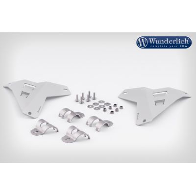 Doplňkové kryty nádrže rozšíření Wunderlich originálního padacího rámu BMW R1200GS Adventure LC 2014-2018, stříbrné
