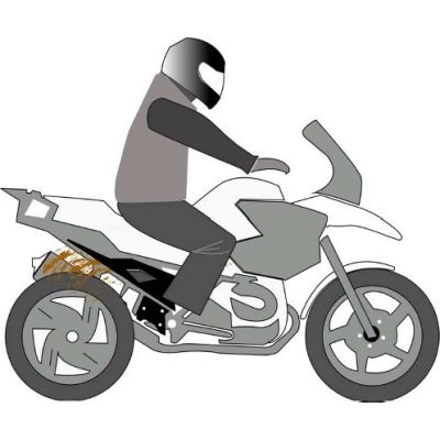 Sada černých postranních panelů Puig do podsedlového rámu pro F850GS/A, F750GS