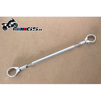 Univerzální hrazda řidítek Wunderlich pro BMW GS, stříbrná