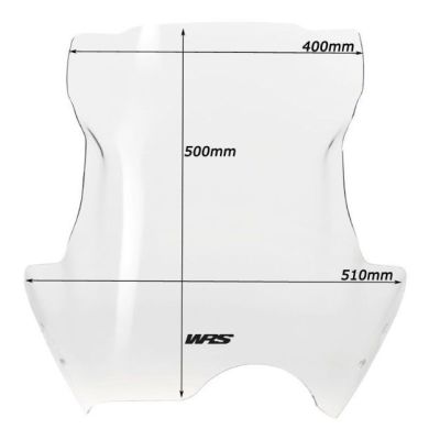 Plexi WRS 50cm pro R1150GS Adventure, čiré