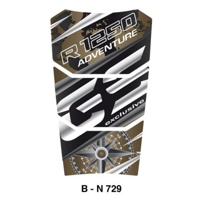 Tankpad na nádrž pro R1250GS Adventure 2018+, černo-zelený