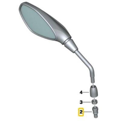 Adaptér zrcátka R1250GS/A, R1200GS/A LC 2013-2018, R1200GS/A 2004-2013, F850GS/A, F750GS