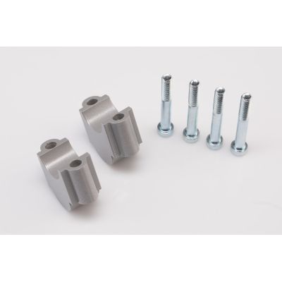 Zvýšení řidítek o +30mm SW-Motech pro R1200GS Adventure 2006-2013, R1200GS 2004-2007, F800GS Adventure, stříbrné