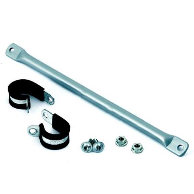 Univerzální hrazda řidítek pro BMW GS, stříbrná