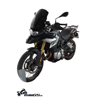 Plexi MRA Touring 45cm pro BMW F850GS, černé