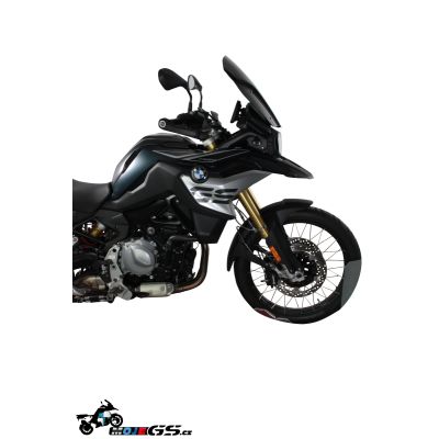 Plexi MRA Touring 45cm pro BMW F850GS, černé