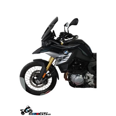 Plexi MRA Touring 45cm pro BMW F850GS, černé