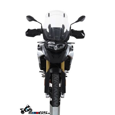 Plexi MRA VarioTouring 47cm s deflektorem pro BMW F850GS, čiré