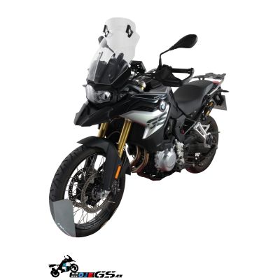 Plexi MRA VarioTouring 47cm s deflektorem pro BMW F850GS, čiré