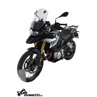Plexi MRA VarioTouring 47cm s deflektorem pro BMW F850GS, čiré