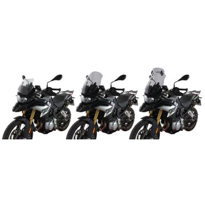 Plexi MRA VarioTouring 47cm s deflektorem pro BMW F850GS, čiré