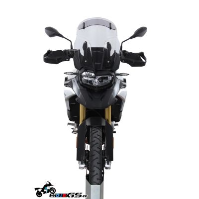 Plexi MRA VarioTouring 47cm s deflektorem pro BMW F850GS, lehce kouřové