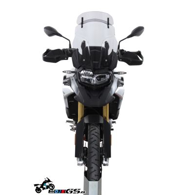 Plexi MRA VarioTouring 47cm s deflektorem pro BMW F850GS, lehce kouřové