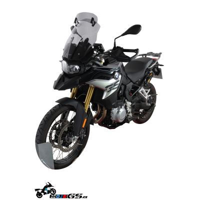 Plexi MRA VarioTouring 47cm s deflektorem pro BMW F850GS, lehce kouřové