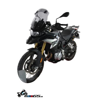 Plexi MRA VarioTouring 47cm s deflektorem pro BMW F850GS, lehce kouřové