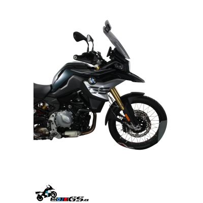 Plexi MRA VarioTouring 47cm s deflektorem pro BMW F850GS, lehce kouřové