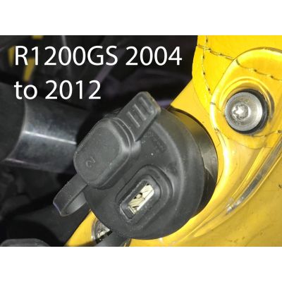 2x USB zásuvka Plug and Play místo originální malé pro BMW GS