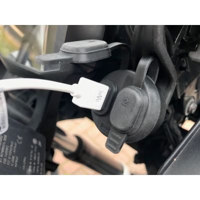 2x USB zásuvka Plug and Play místo originální malé pro BMW GS