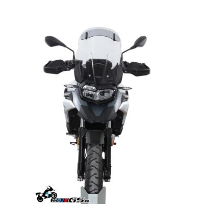 Plexi MRA VarioTouring 47cm s deflektorem pro BMW F750GS, lehce kouřové