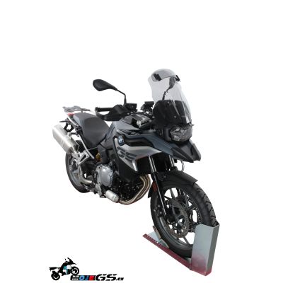 Plexi MRA VarioTouring 47cm s deflektorem pro BMW F750GS, lehce kouřové