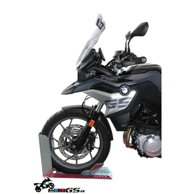 Plexi MRA VarioTouring 47cm s deflektorem pro BMW F750GS, lehce kouřové