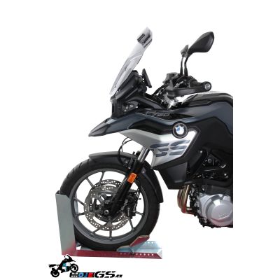 Plexi MRA VarioTouring 47cm s deflektorem pro BMW F750GS, lehce kouřové