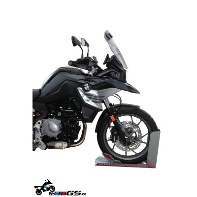 Plexi MRA VarioTouring 47cm s deflektorem pro BMW F750GS, lehce kouřové