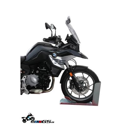 Plexi MRA VarioTouring 47cm s deflektorem pro BMW F750GS, lehce kouřové