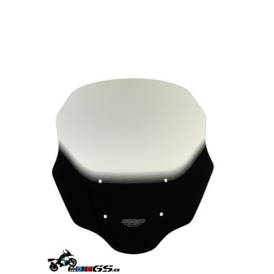 Sportovní plexi MRA Touring 34cm pro BMW G310GS, čiré