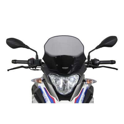 Sportovní plexi MRA Touring 34cm pro BMW G310GS, lehce kouřové