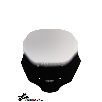 Sportovní plexi MRA Touring 34cm pro BMW G310GS, lehce kouřové