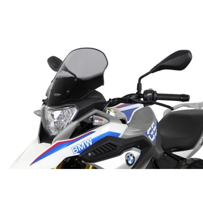 Sportovní plexi MRA Touring 34cm pro BMW G310GS, lehce kouřové