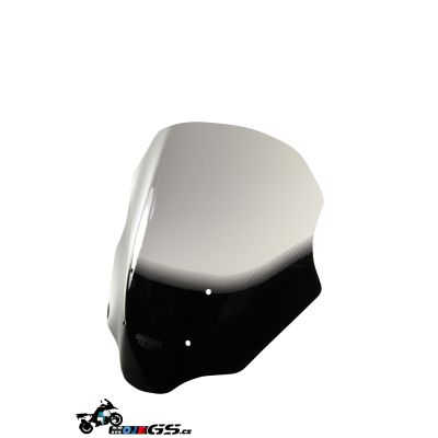 Sportovní plexi MRA Touring 34cm pro BMW G310GS, lehce kouřové