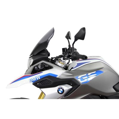Sportovní plexi MRA Touring 34cm pro BMW G310GS, lehce kouřové