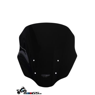 Sportovní plexi MRA Touring 34cm pro BMW G310GS, černé