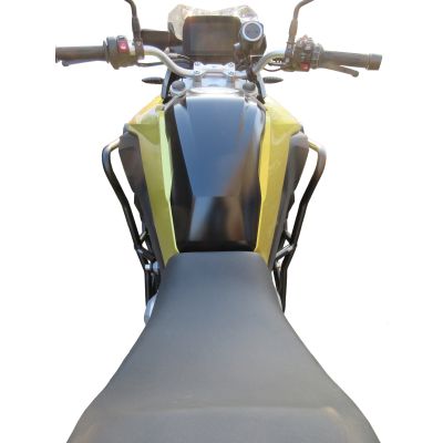 Velký padací rám Heed pro BMW F750GS 2017-2020 (EURO 4), černý