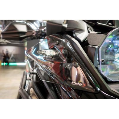 Horní postranní deflektory Puig pro BMW R1250GS, R1200GS LC 2013-2018, F850GS, F750GS, lehce kouřové